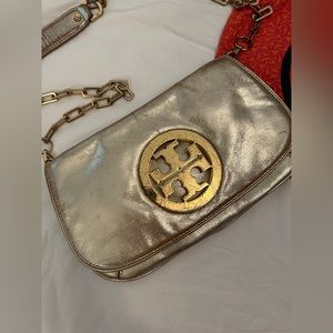Tori Burch Gold crossbody